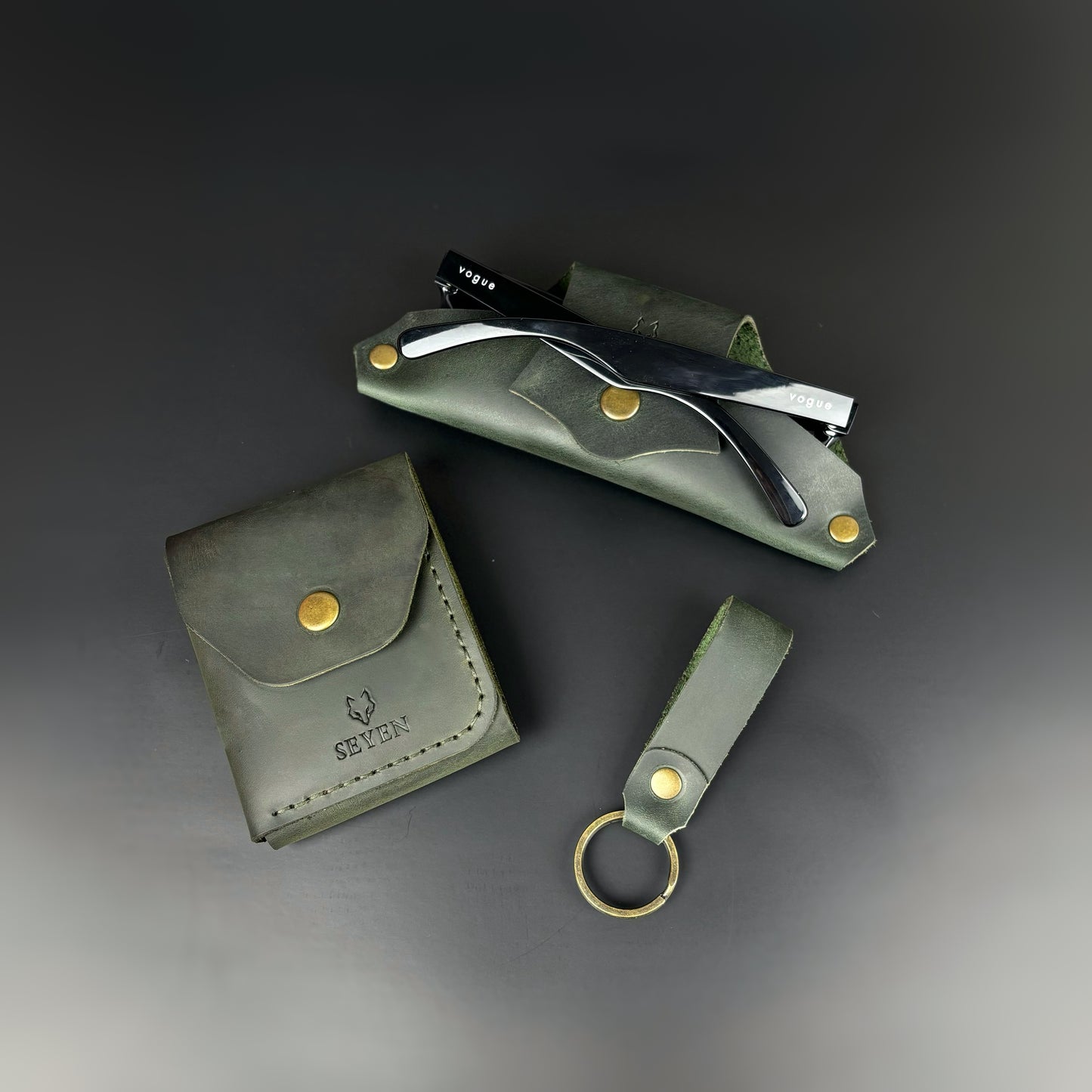 Hakiki Deri Özel Set