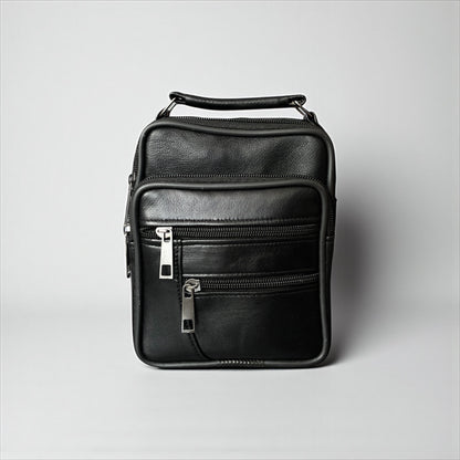 HAKİKİ DERİ EL ÇANTASI OMUZ ÇANTASI SİYAH ÇANTA