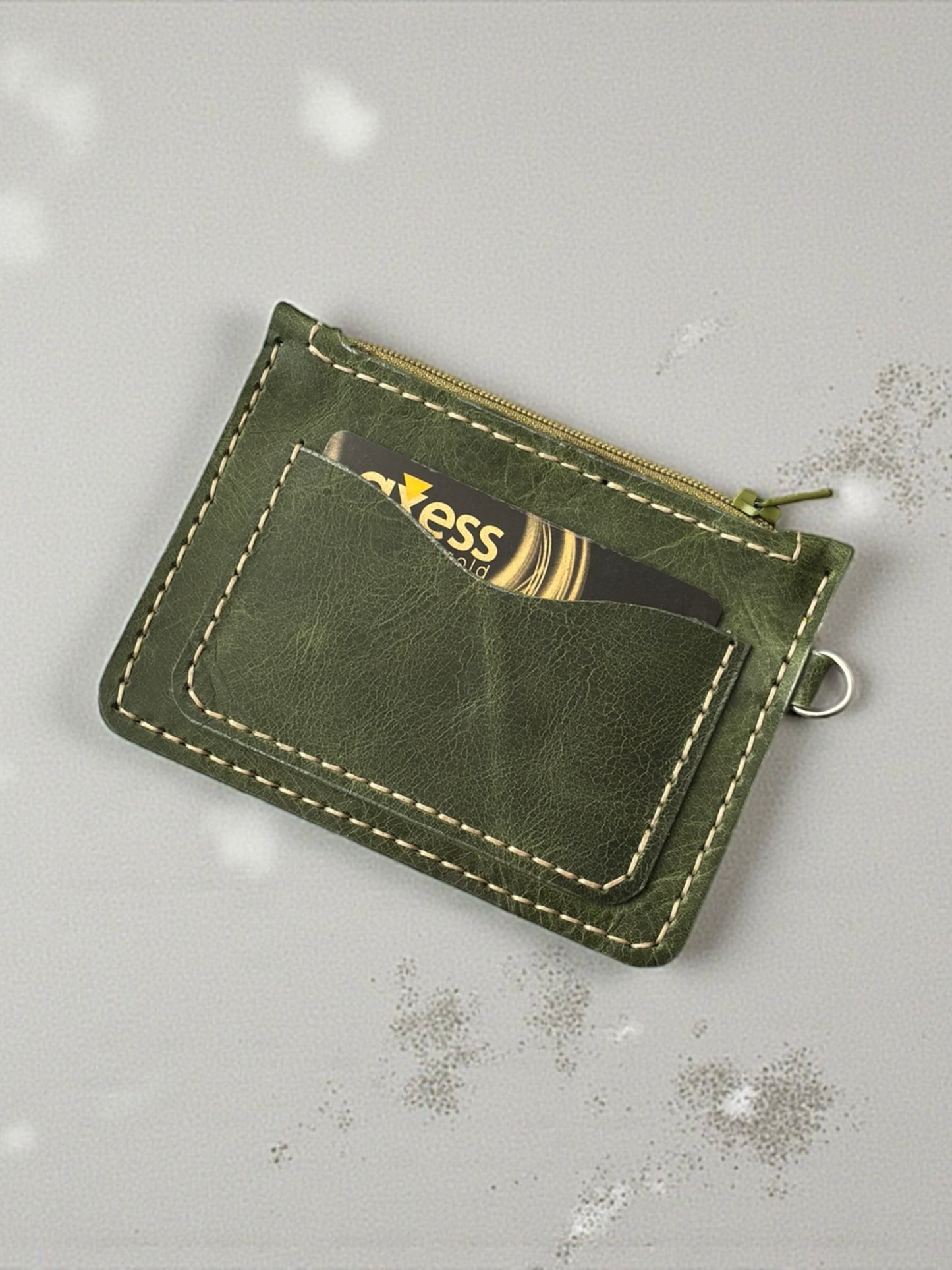 Hakiki Deri Cüzdan Kartlık Charm￼