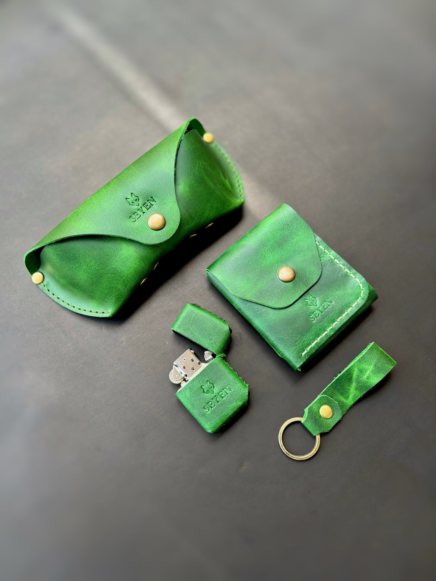 Hakiki Deri Set
