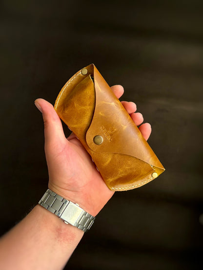 Hakiki Deri Gözlük Kılıfı