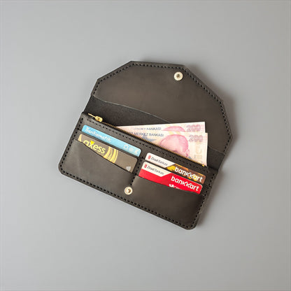 HAKİKİ DERİ PORTFÖY CÜZDAN SİYAH PORTFÖY CÜZDAN