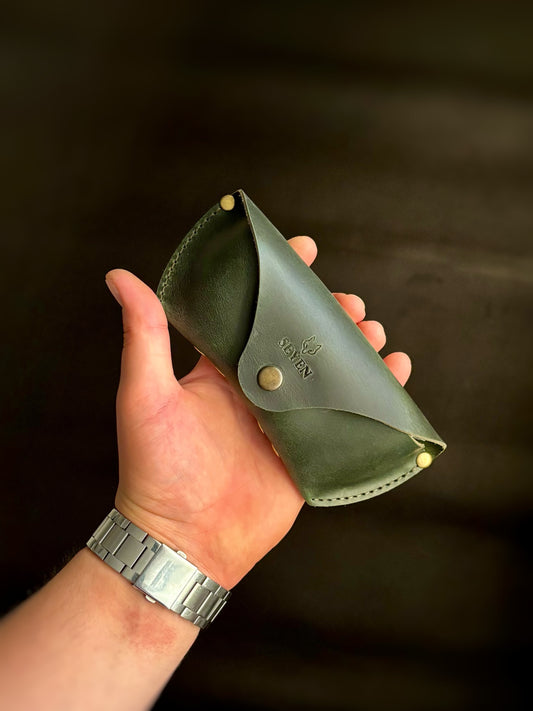 Hakiki Deri Gözlük Kılıfı