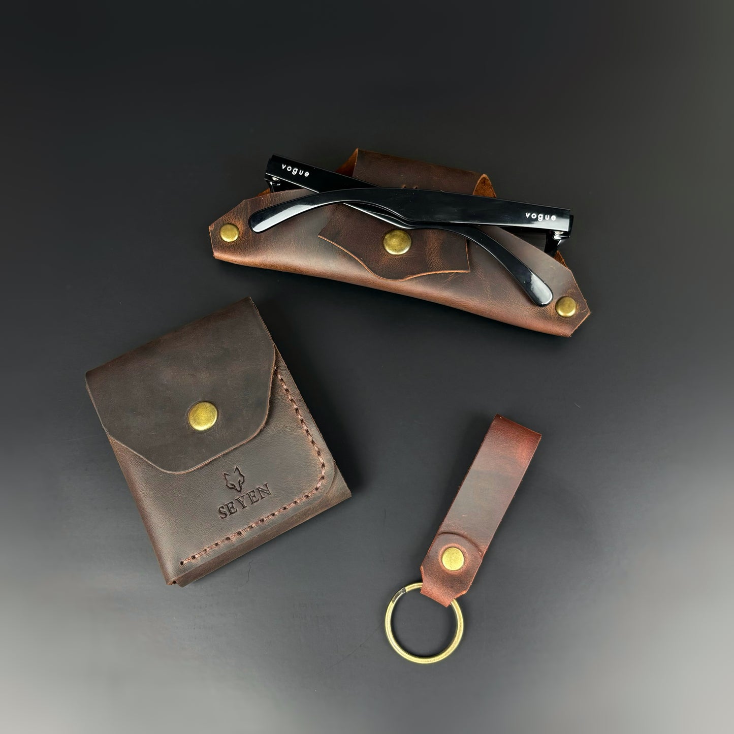 Hakiki Deri Özel Set