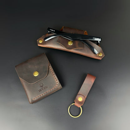 Hakiki Deri Özel Set