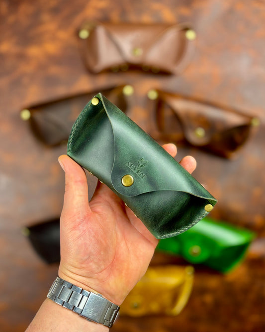 Hakiki Deri Gözlük Kılıfı