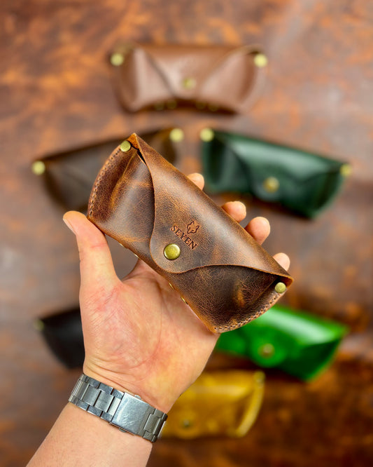 Hakiki Deri Gözlük Kılıfı