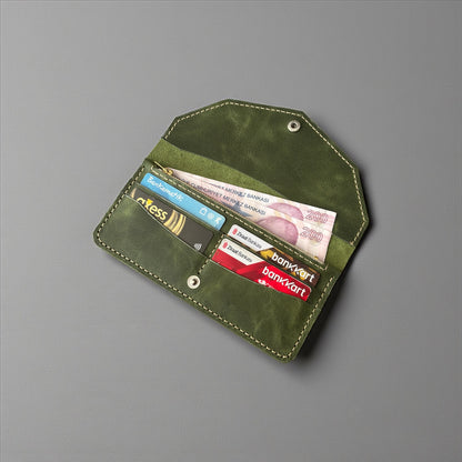 HAKİKİ DERİ PORTFÖY CÜZDAN YEŞİL PORTFÖY CÜZDAN