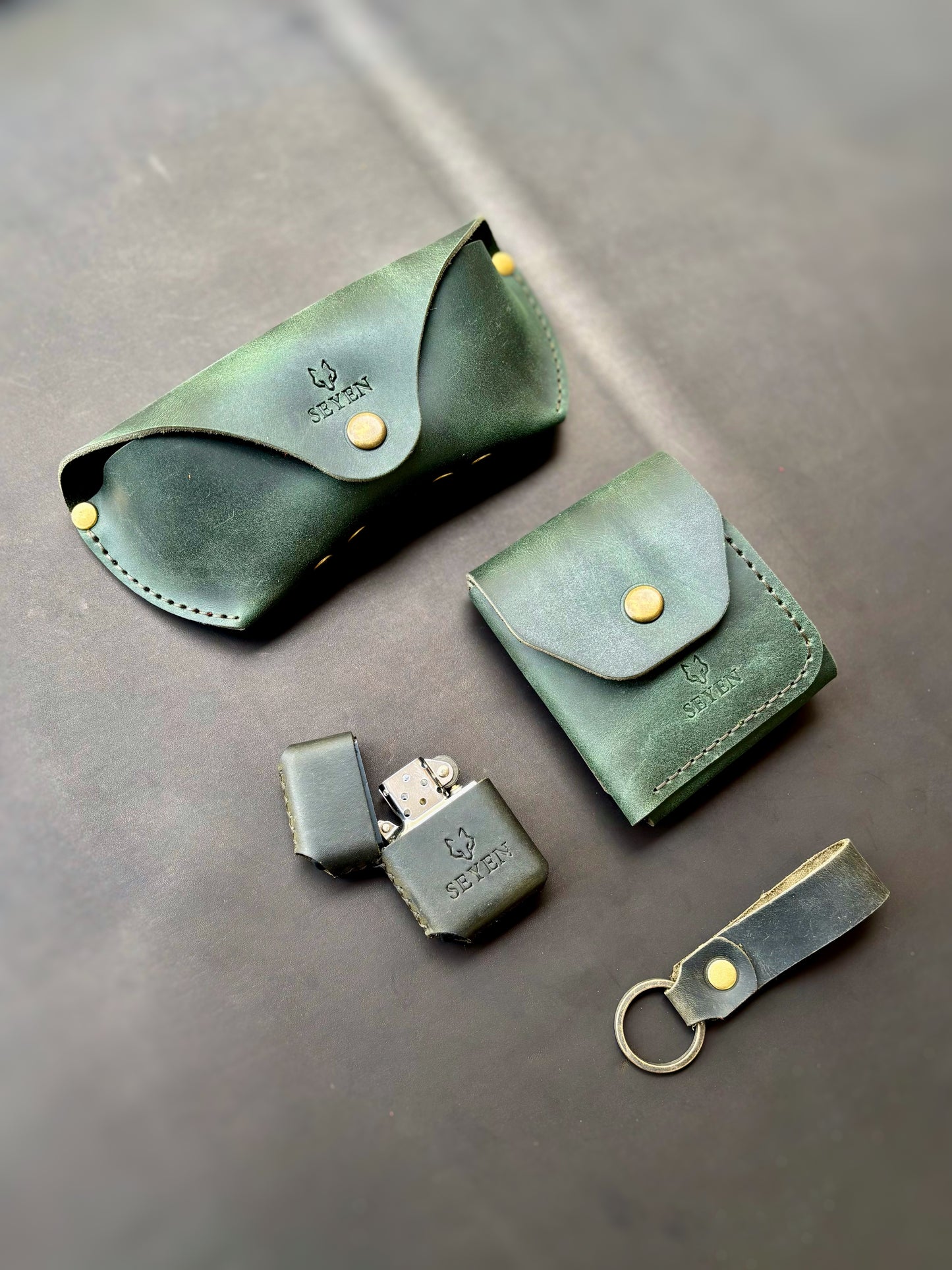Hakiki Deri Set