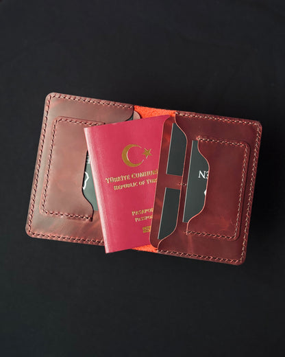 Hakiki Deri Pasaport Kılıfı