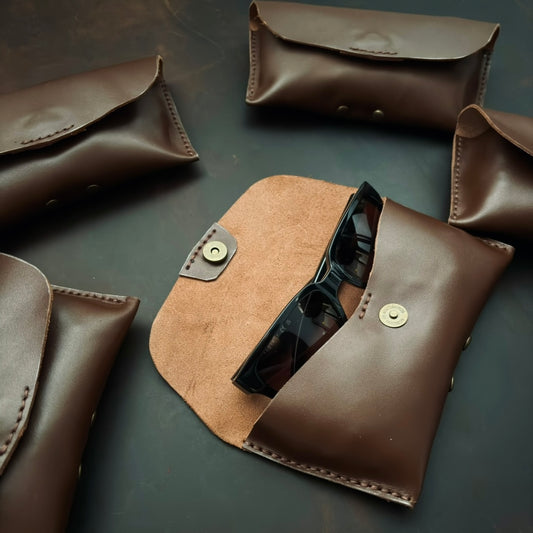 HAKİKİ DERİ GÖZLÜK KILIFI