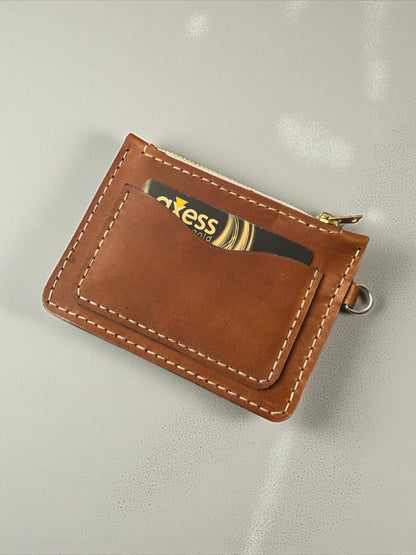 Hakiki Deri Cüzdan Kartlık Charm￼