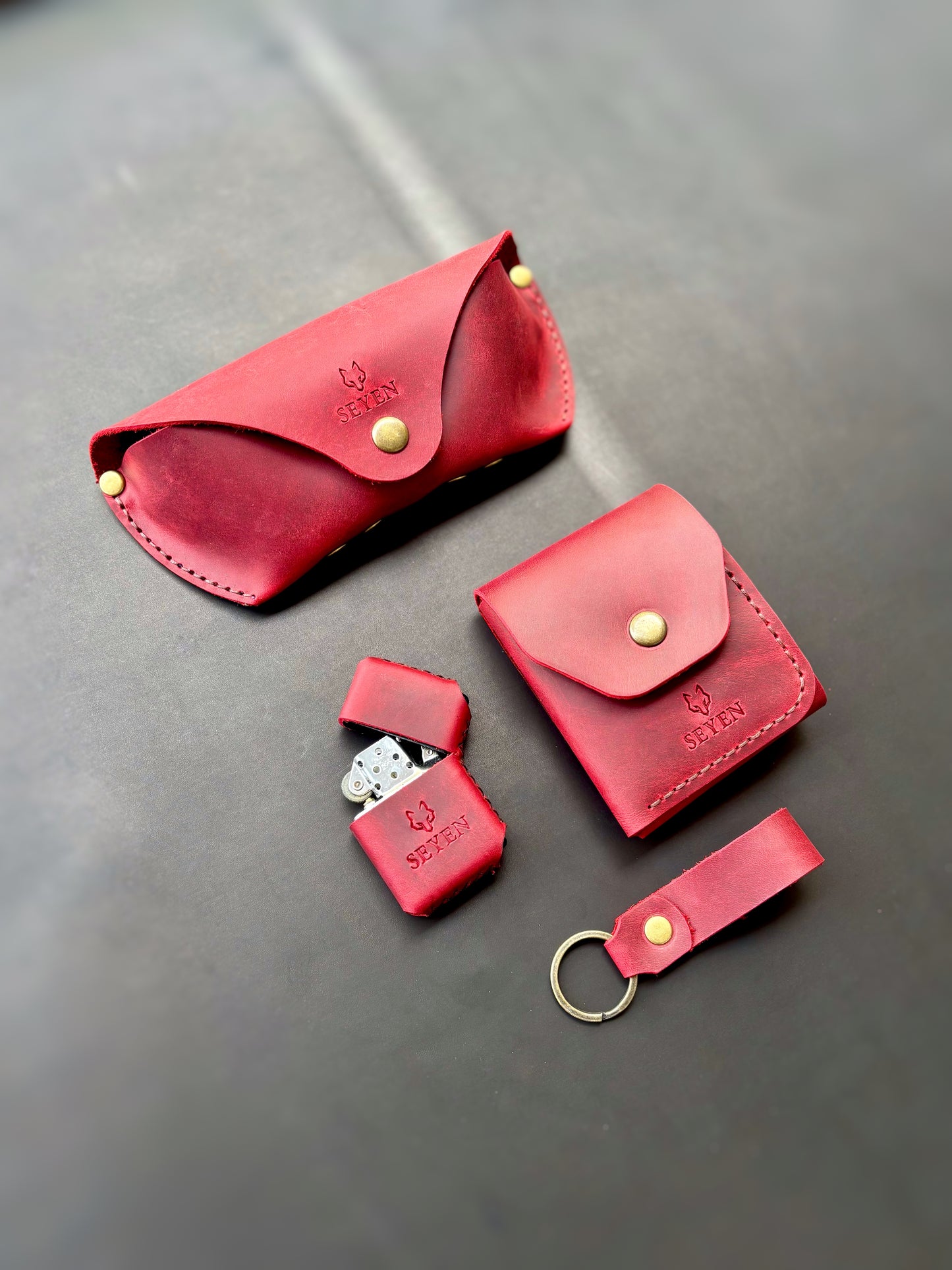 Hakiki Deri Set